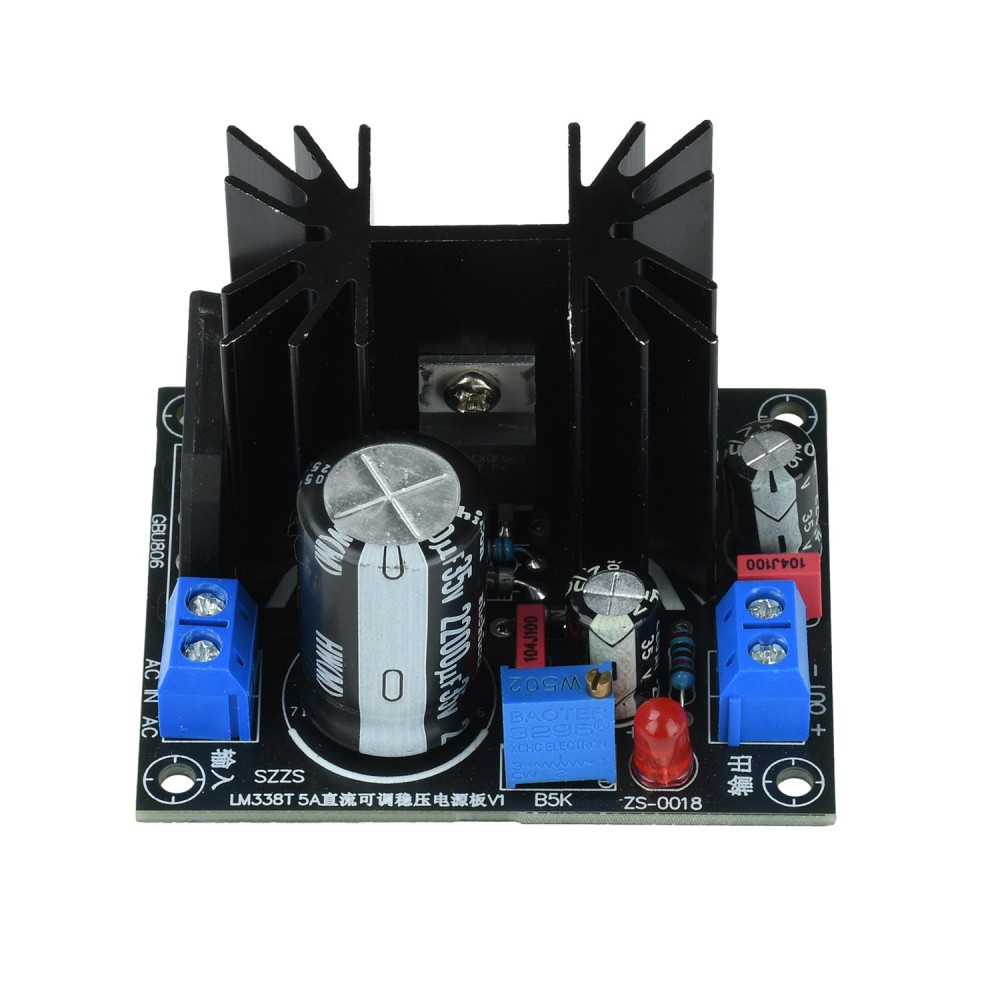 Linear Lab Power Supply Adjustable - وحدة تنظيم الجهد الخطي القابلة للتعديل