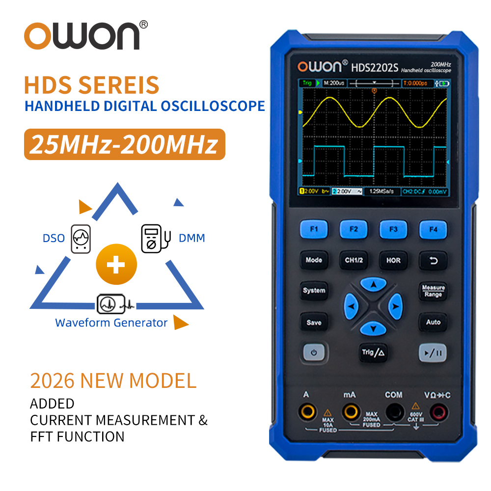 Digital Storage Oscilloscope 100Mhz - جهاز راسم ذبذبات رقمي محمول من
