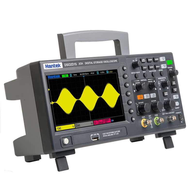 Digital Storage Oscilloscope 100Mhz - جهاز راسم الذبذبات الرقمي الجديد Hantek