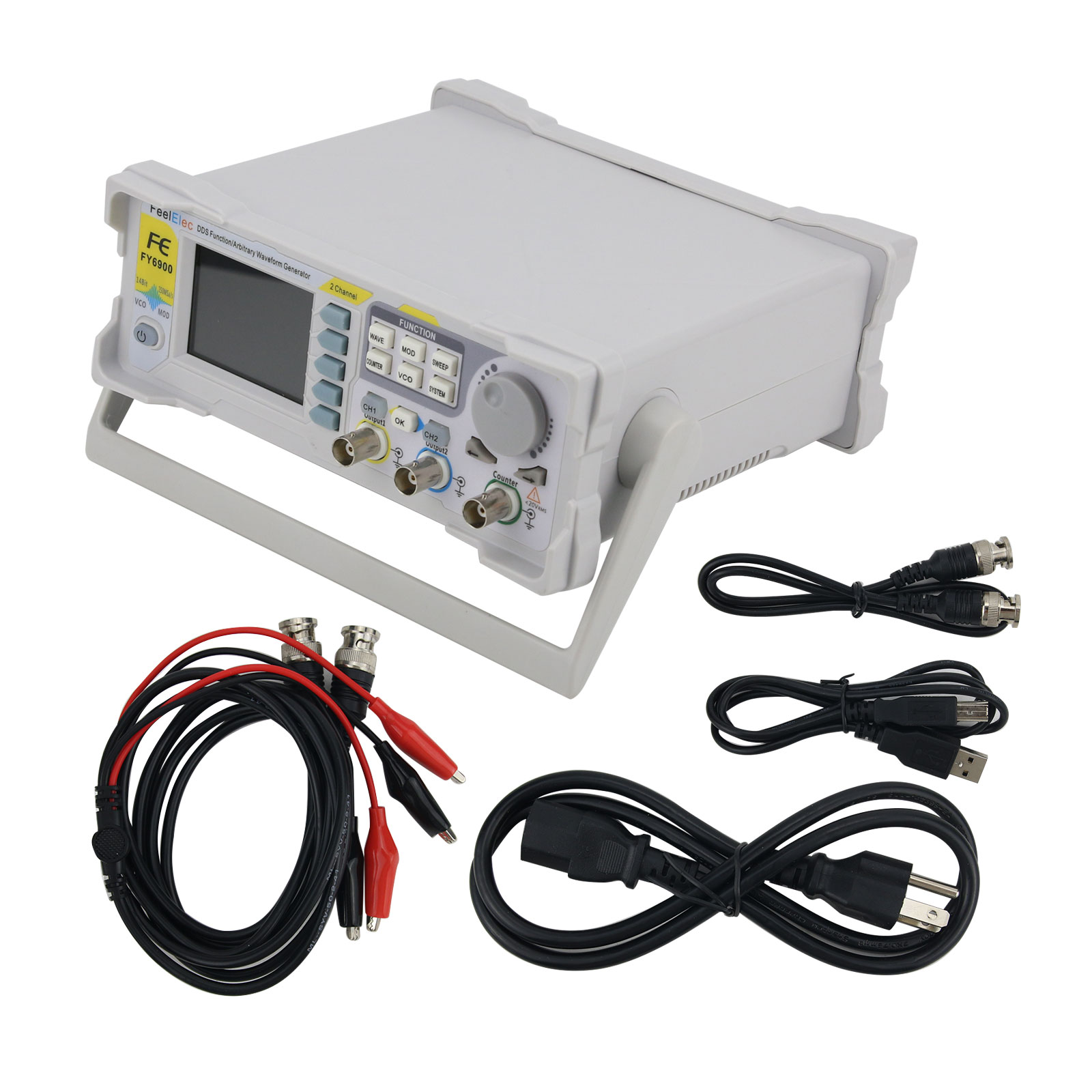 Function Arbitrary Waveform Generator - مولد موجات عشوائية ثنائي القناة FY6900-50M