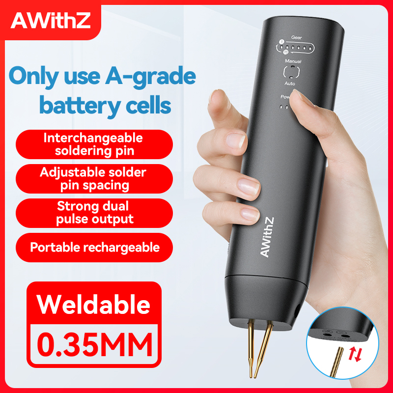 Spot Welder 18650 Battery Pack - Awithz بطارية محمولة بقعة لحام لتقوم