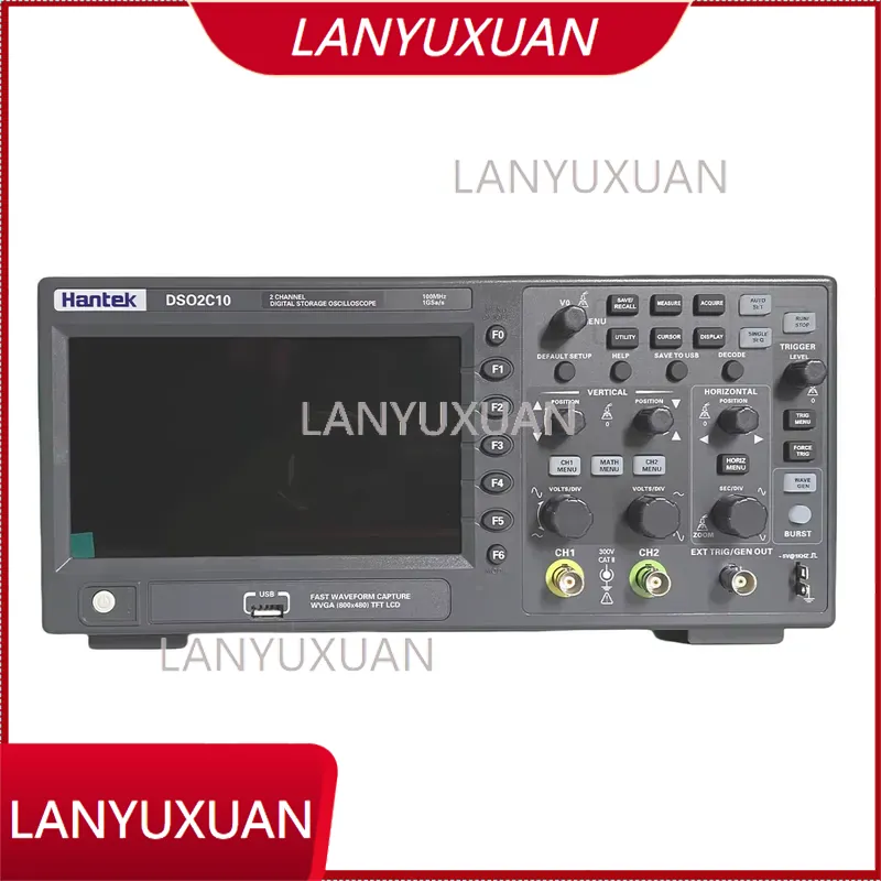 Digital Storage Oscilloscope 100Mhz - جهاز راسم ذبذبات رقمي هانتك DSO2C10