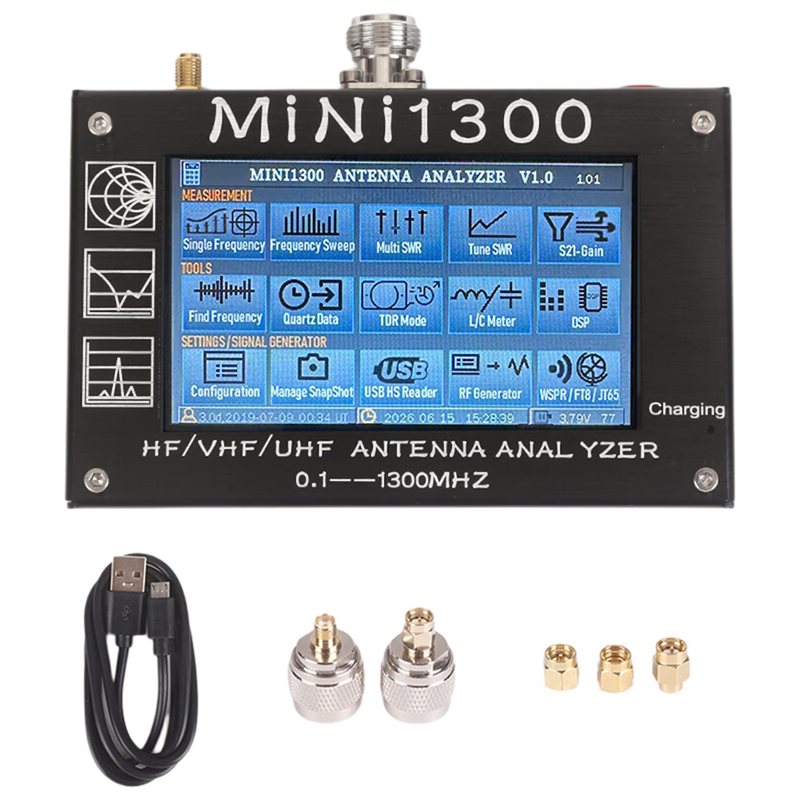 Signal Generator Spectrum Analyzer - محلل هوائي ALIM-Mini1300 مقاس 4.3 بوصة