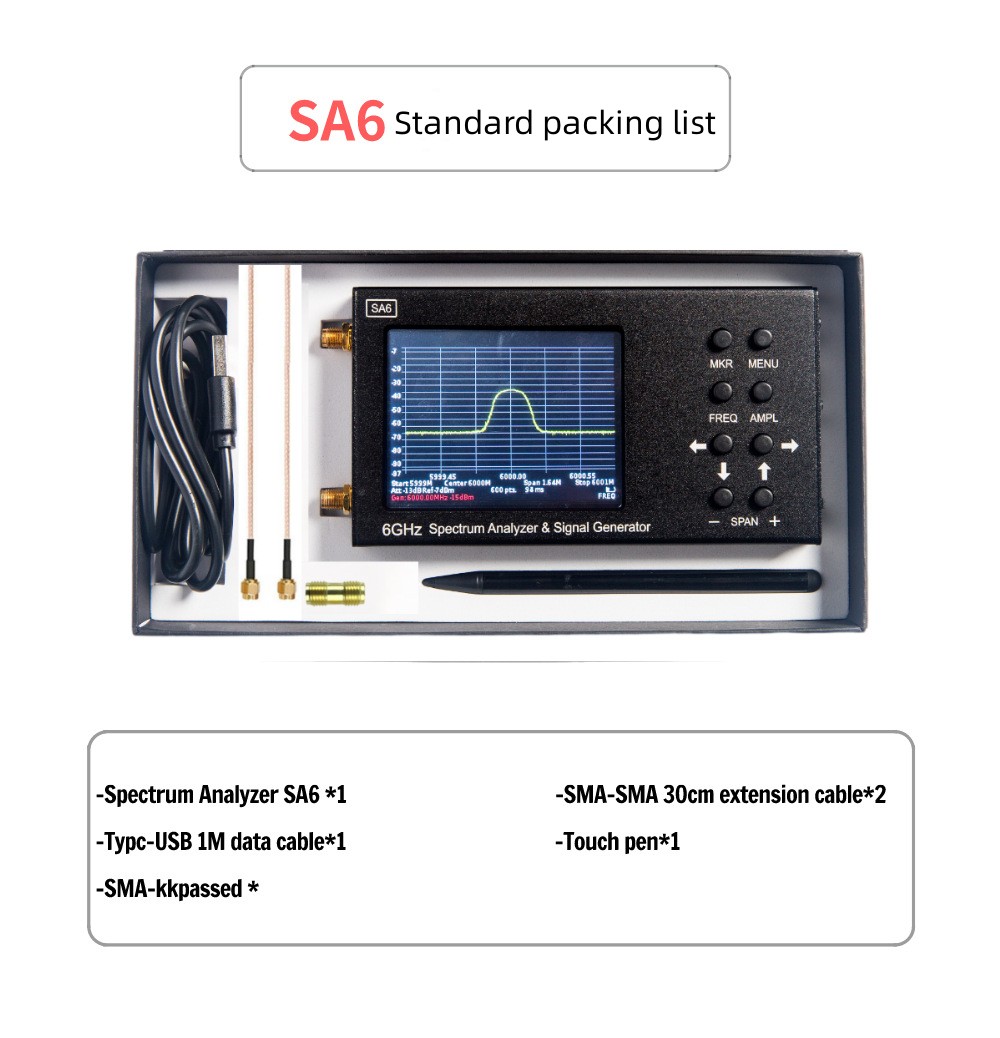 محلل طيف الترددات اللاسلكية ال - مراجعة Signal Generator Spectrum Analyzer وسعره