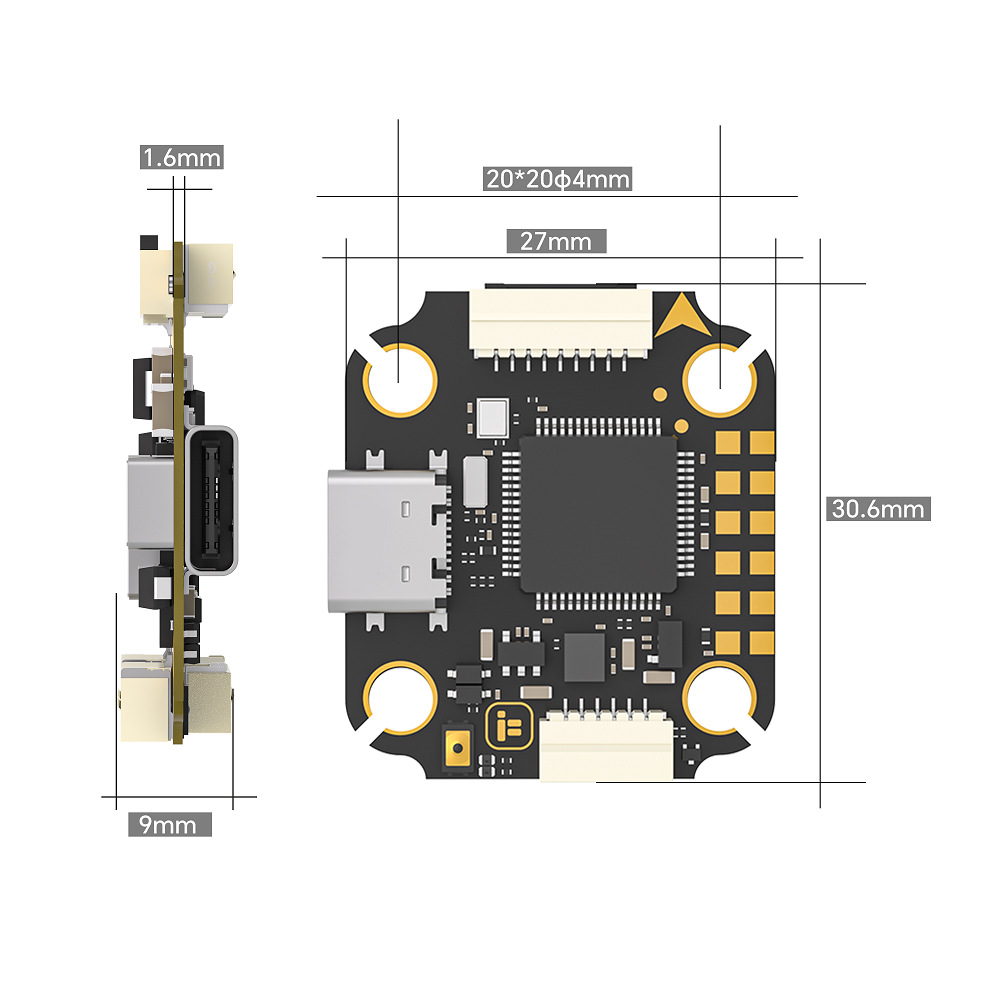 آي فلايت بورغ إف7 ميني ستاك، و - مراجعة Fpv Flight Controller F7 Stack 60A وسعره
