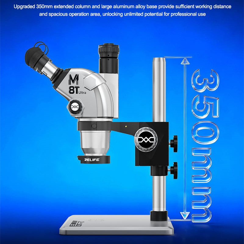 مجهر ستيريو ثلاثي العدسات SUNS - مراجعة Stereo Trinocular Microscope Pcb وسعره