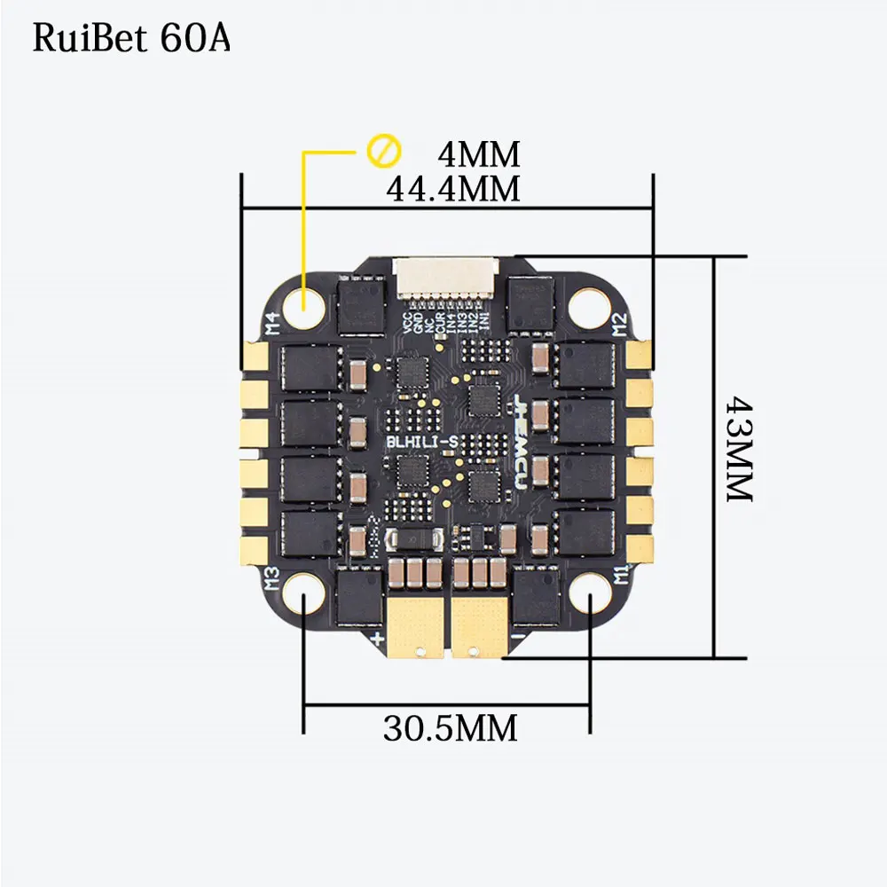 Jhemcu F7 Stack F722 وحدة تحكم - مراجعة Fpv Flight Controller F7 Stack 60A وسعره