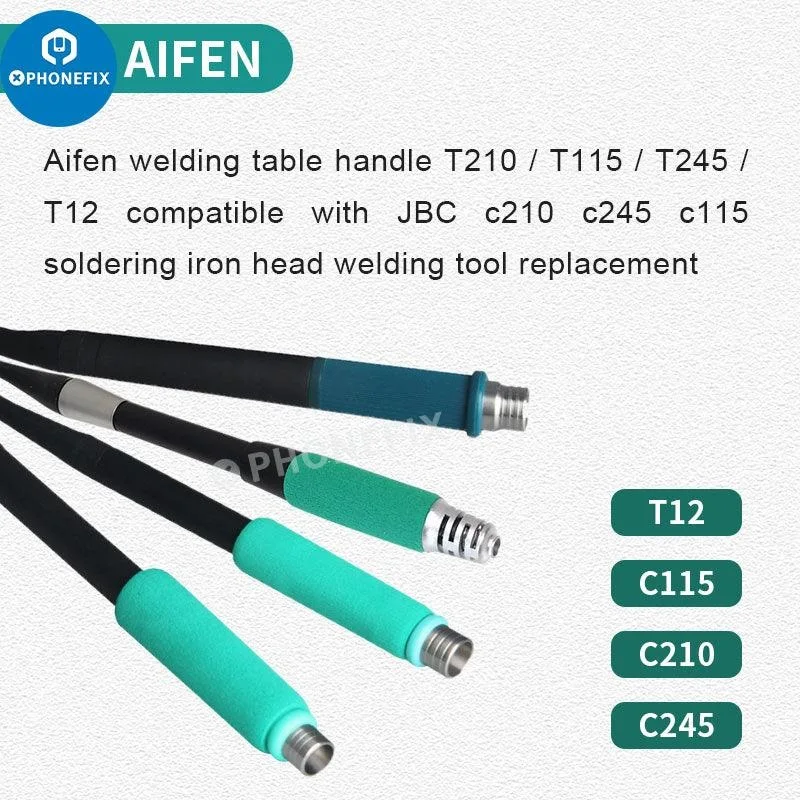 AIFEN-مقبض محطة لحام ، T210 ،  - مراجعة Hot Air Rework Station T12 وسعره