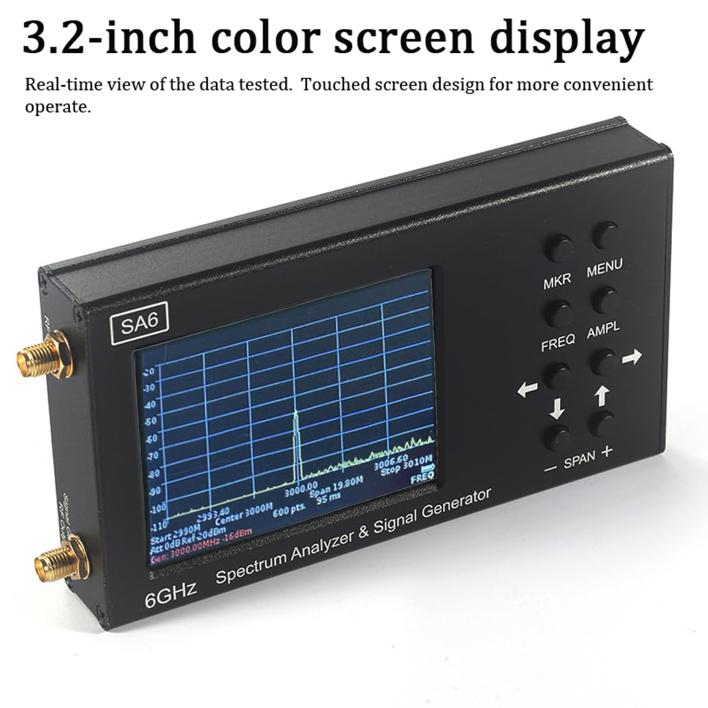 محلل طيف محمول باليد 35 ميجاهر - مراجعة Signal Generator Spectrum Analyzer وسعره