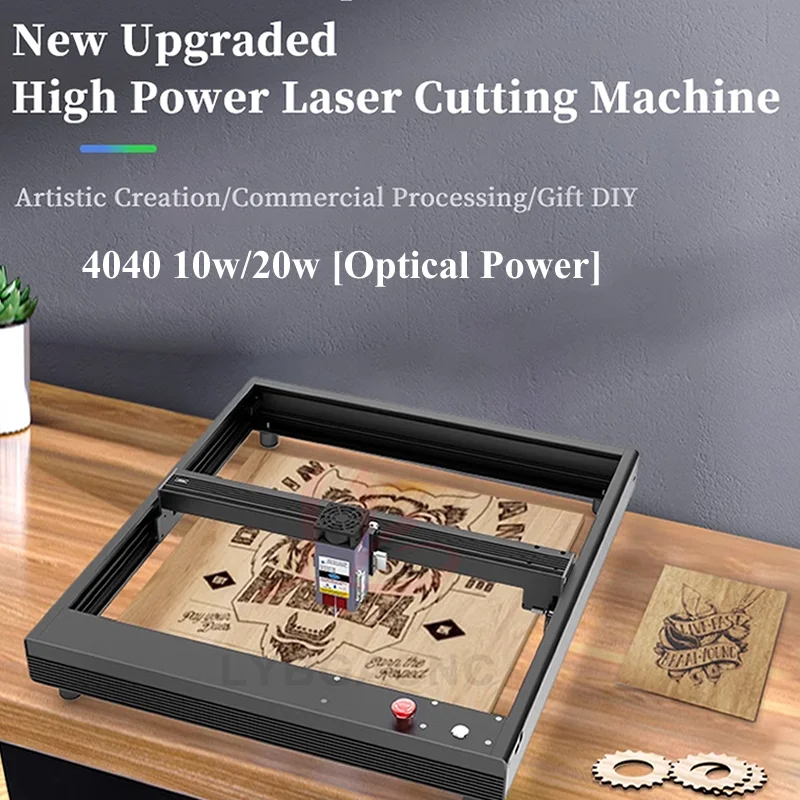 LY 4040 10 واط/20 واط هيكل إطا - مراجعة Mini Laser Engraver Cnc Router وسعره