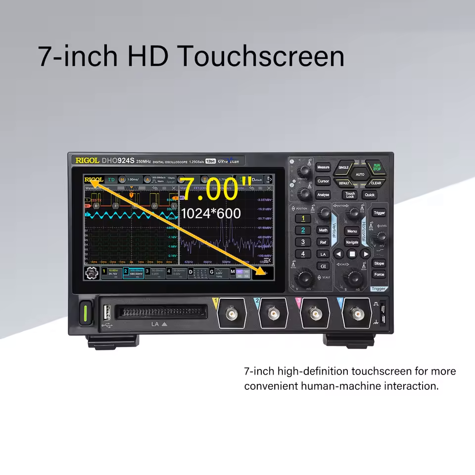 راسم الذبذبات من سلسلة RIGOL D - مراجعة Digital Storage Oscilloscope 100Mhz وسعره