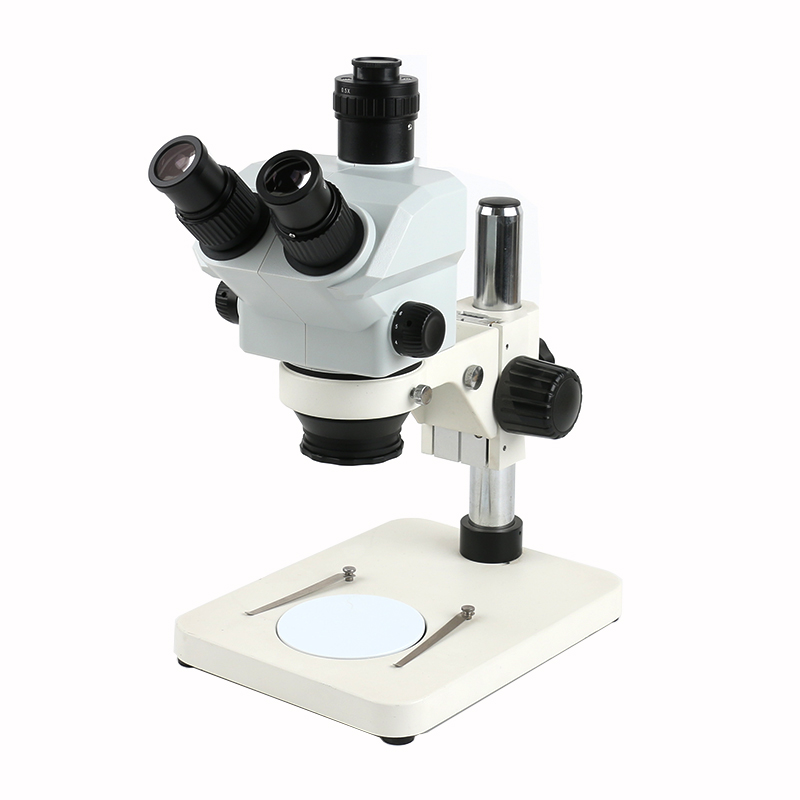 مختبر/مجهر ستيريو صناعي 7x-50x - مراجعة Stereo Trinocular Microscope Pcb وسعره