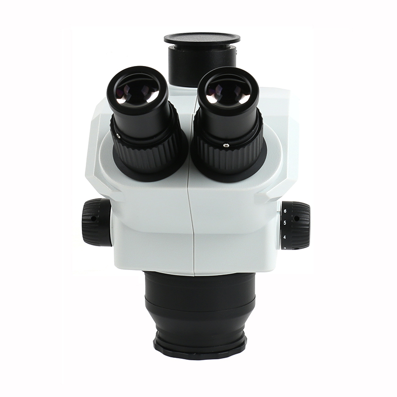 مختبر/مجهر ستيريو صناعي 7x-50x - مراجعة Stereo Trinocular Microscope Pcb وسعره