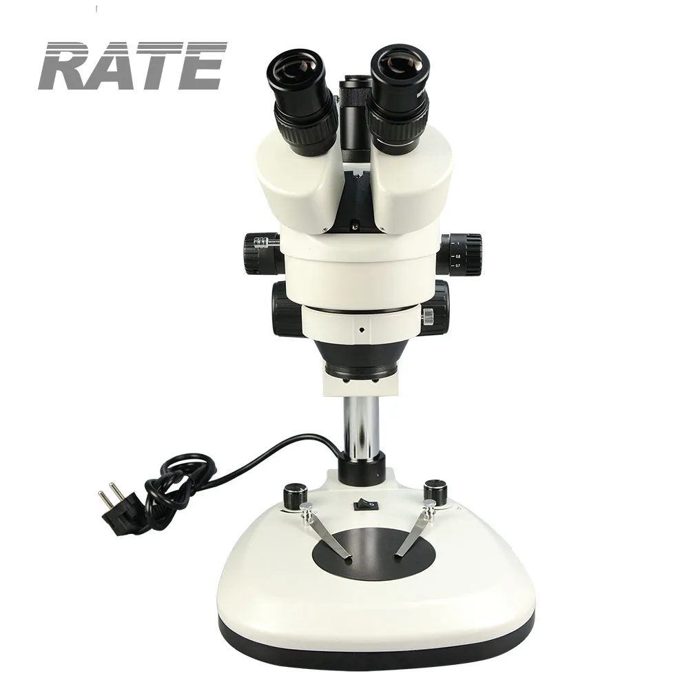 مجهر صناعي ثلاثي العينية بتكبي - مراجعة Stereo Trinocular Microscope Pcb وسعره