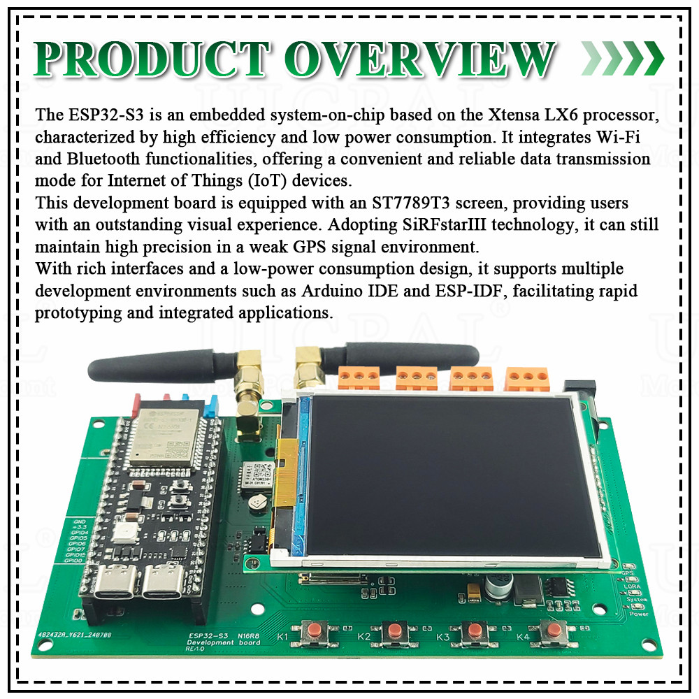 مجموعة لوحة تطوير ESP32 S3 مع  - مراجعة Esp32 S3 Development Board Lot وسعره