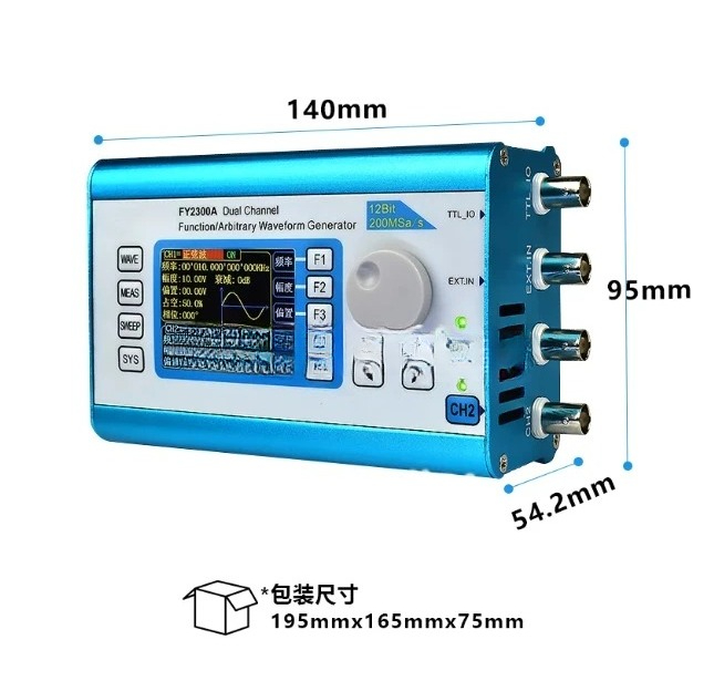 مولد إشارات وظيفي FY 2300 ثنائ - مراجعة Function Arbitrary Waveform Generator وسعره