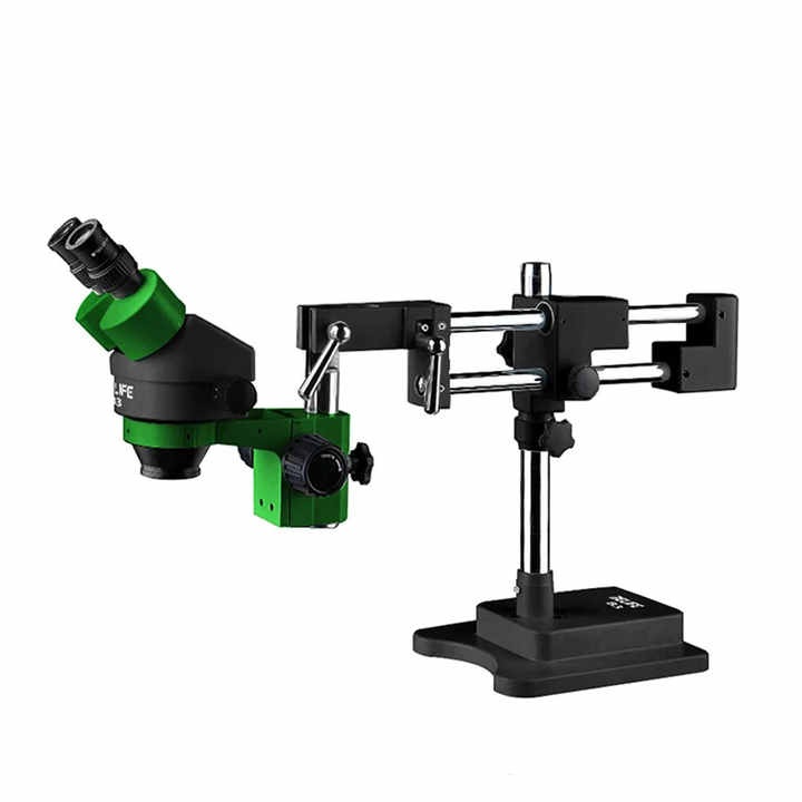 مجهر ستيريو ثلاثي العينية RL-M - مراجعة Stereo Trinocular Microscope Pcb وسعره