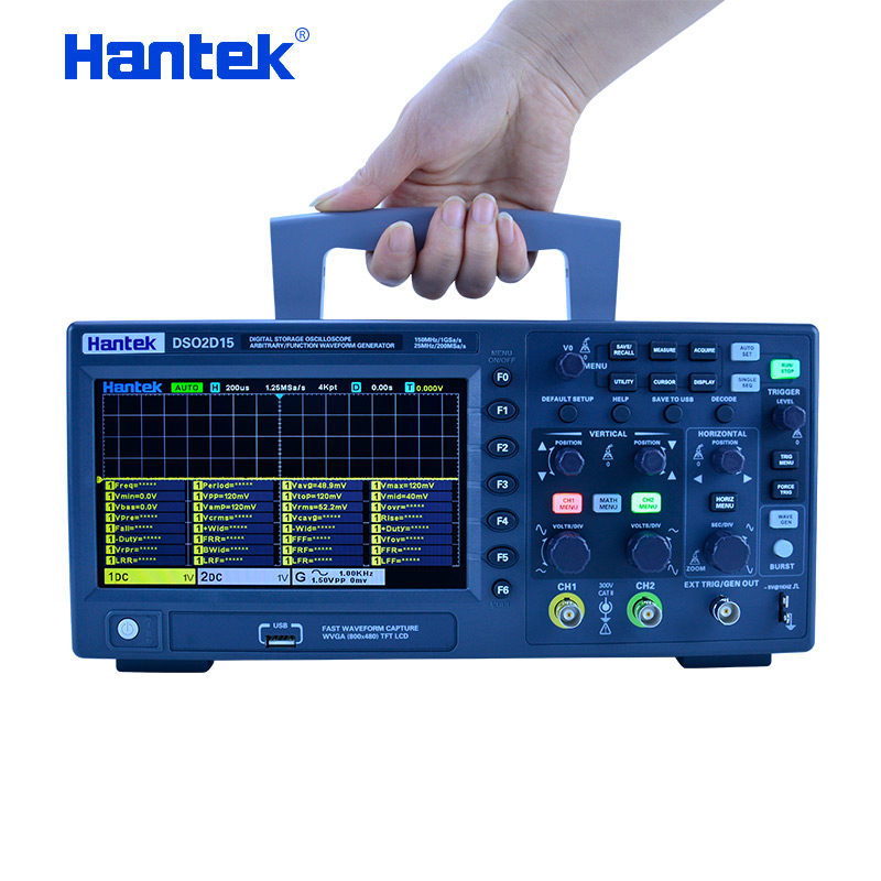 جهاز راسم ذبذبات رقمي محمول من - مراجعة Digital Storage Oscilloscope 100Mhz وسعره