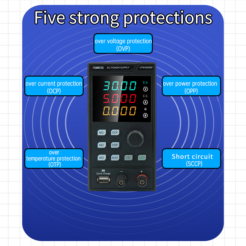 ETOMMENS 30 فولت 10A 300 واط E - مراجعة Programmable Dc Power Supply 30V 10A وسعره